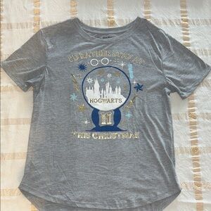 Hogwarts Themed Gray Kids' T-Shirt